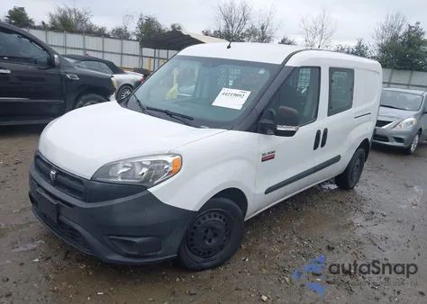 2018 Ram Promaster City Tradesman z USA, uszkodzony, nr VIN ZFBERFAB9J6H90398